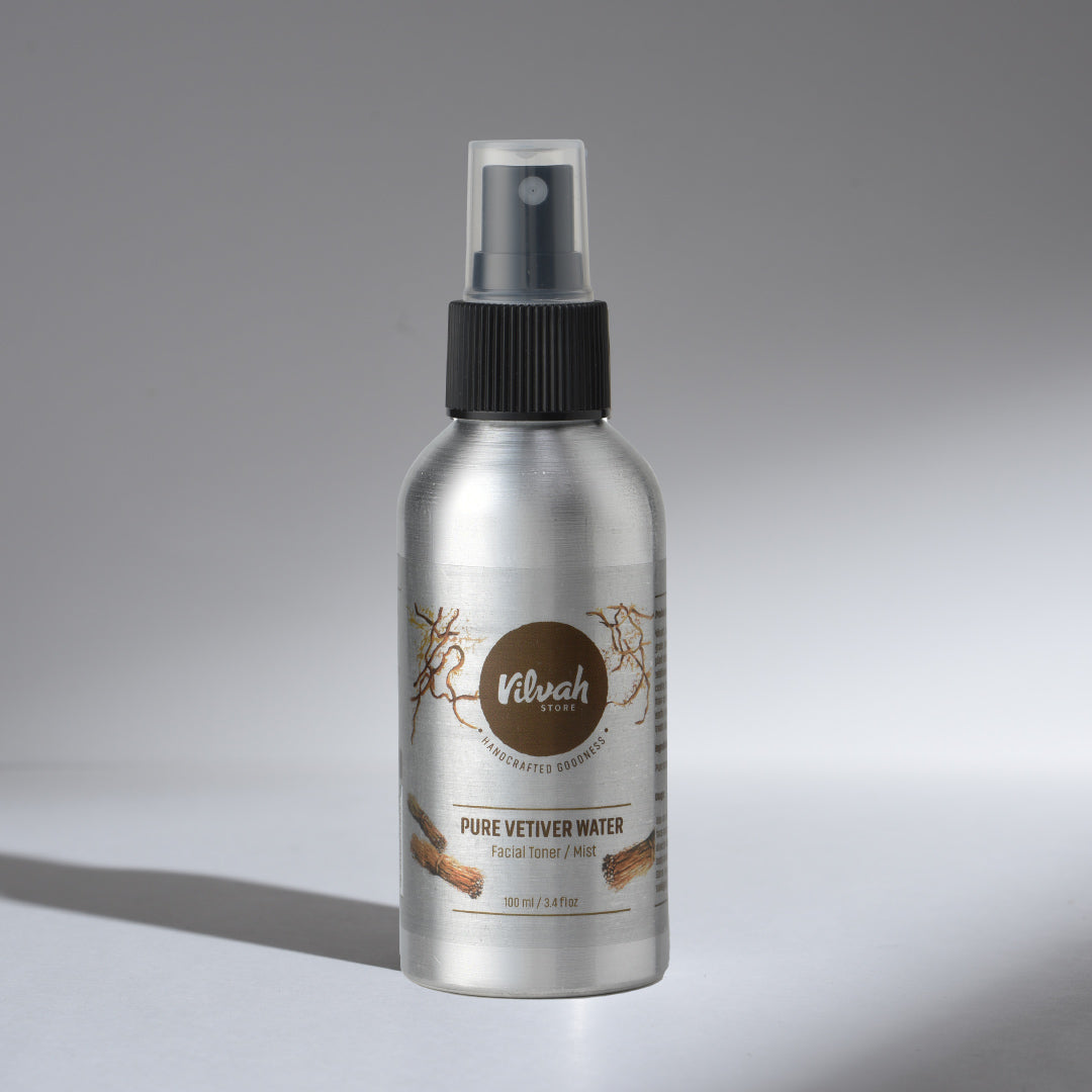 vetiver water facial toner - Vilvah