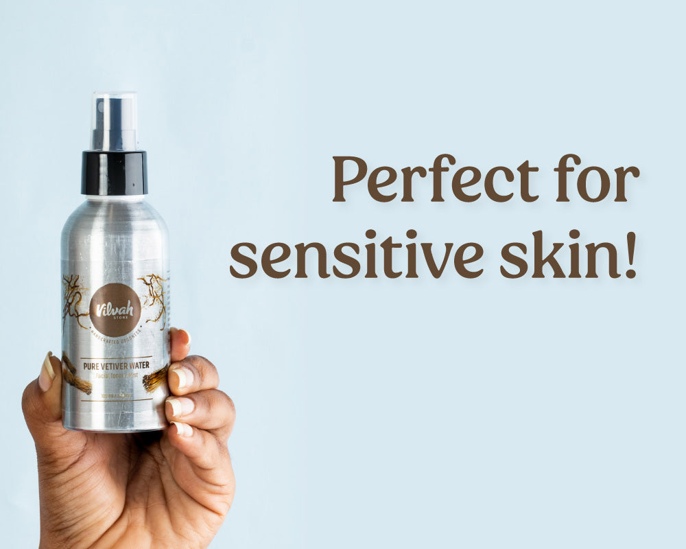 how to use vetiver water facial toner​ - Vilvah